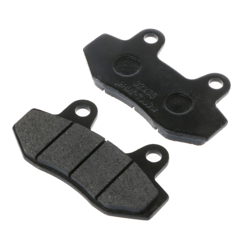 QM 2Pcs Motorbike Parking Brake Pads 90cc 125cc 110cc Pit Dirt Bike Rear Brake Pads Easy to Install