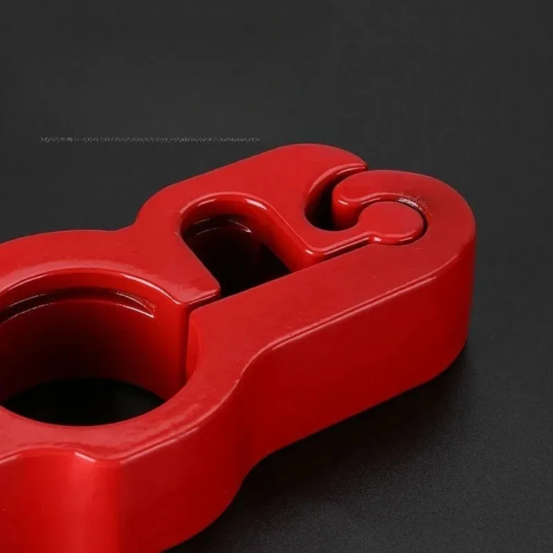 Universal com buzina de alarme anti-roubo bloqueio de alça de motocicleta bloqueio de acelerador de liga de alumínio dispositivo de segurança de freio portátil