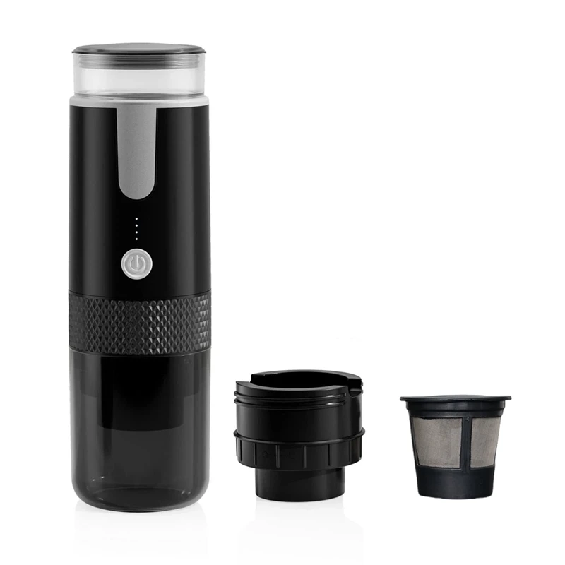 Portable Espresso Maker, Electric Travel Coffee Machine For Office Travel Camping Fit Coffee Powder & Coffee Capsule