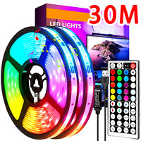 USB LED Strip Light APP Control IR Bluetooth Tape RGB IR Bedroom Living Room Self-adhesive TV Backlight Remote Lamp Diode Lights