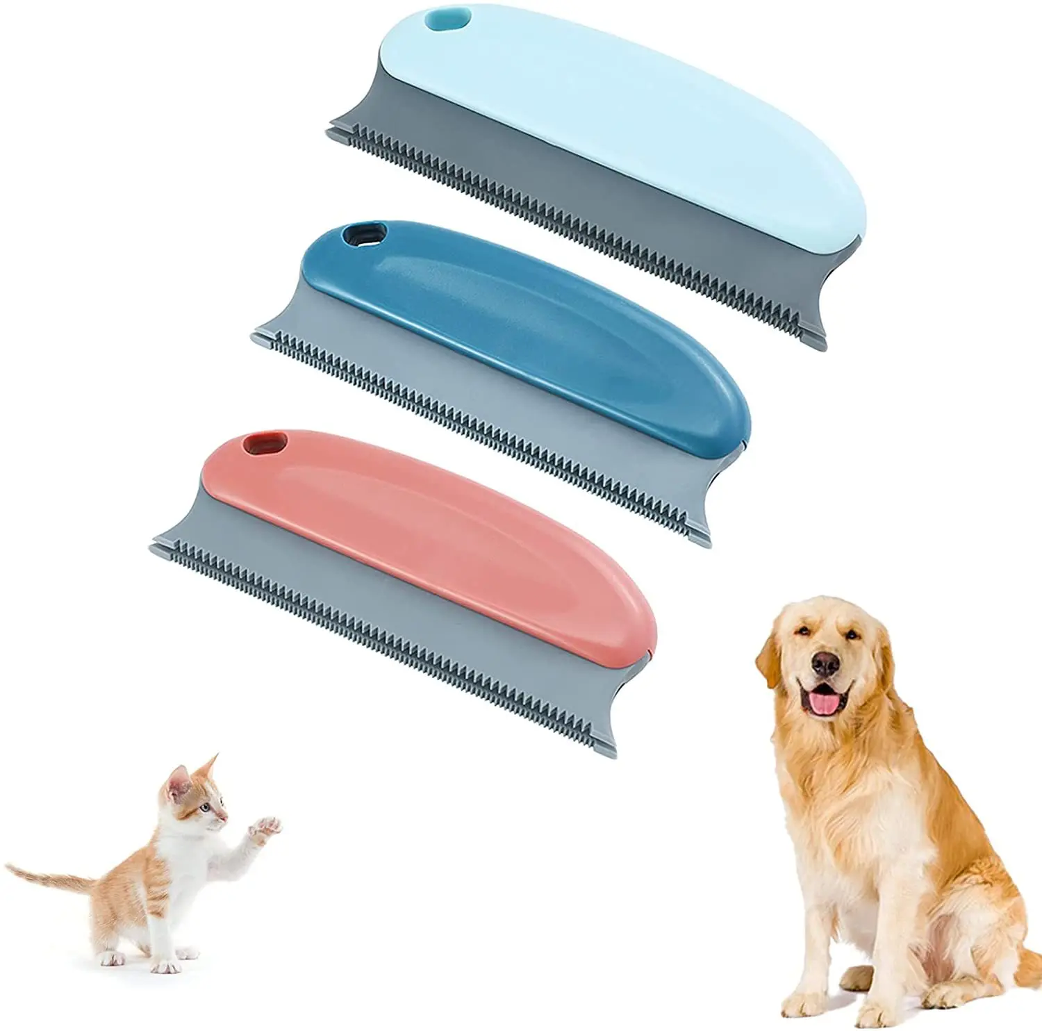 1pcs Multifunctional Household Fur Remover Not Hurt Clothing Brush Pet Cat Dog Portable Sofa Fabric Dust Removal Cleaning Brush