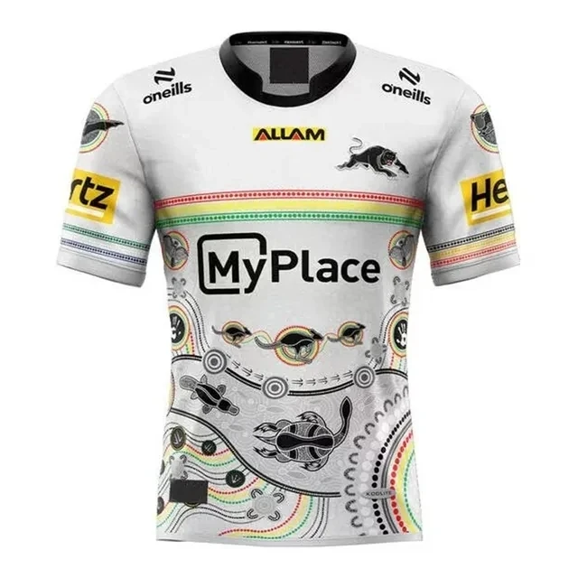 

2024 Penrith Panthers Indigenous Rugby Jersey - Men's Size:S-5XL（Print Custom Name Number）