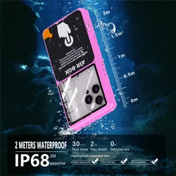 IP68 Waterproof Case for Samsung S10 S20 S21 S22 S23 S24 S25 Ultra A56 A36 A26 A16 A55 A35 A15 A54 A34 A14 A13 A53 Diving Cases
