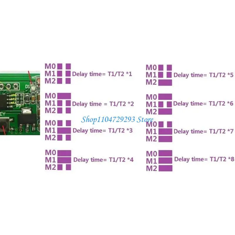 Y2GD Motor Reversing Modules Motor Voorwaartse omgekeerde polariteit Relais Relais voor beginnersmotoromkeermodule 5V 6V 9V 12V
