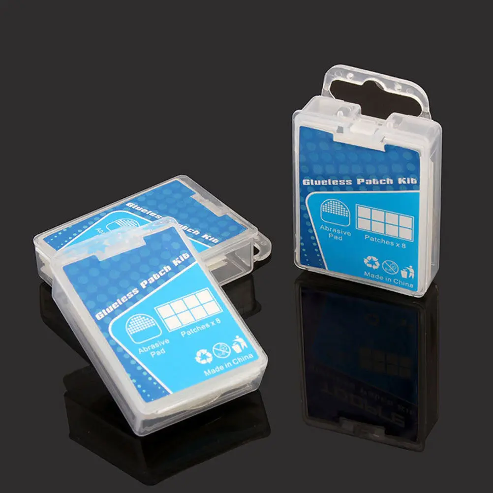 1Set Transparent Bike Tire Repair Patch Self Adhesive Puncture Kit for Road Mountain Fixed Gear Tubes Emergency