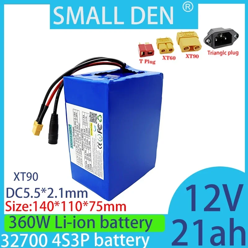 

12V 21ah 32700 4S3P power balance 30A BMS built-in advantage battery, high-power and high-capacity rechargeable battery