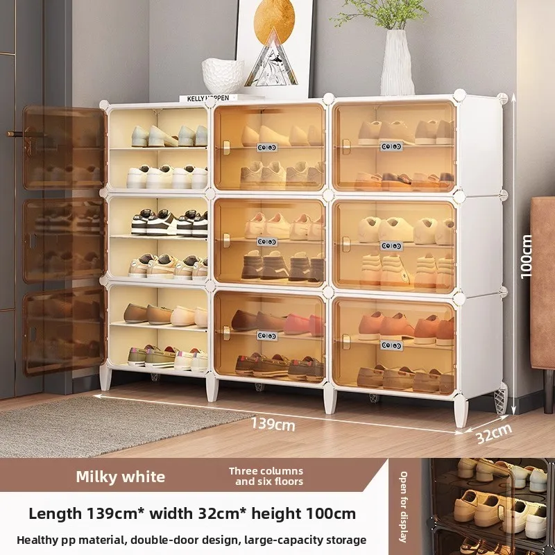 

Прочная акриловая подставка для обуви, многоярусный шкаф для обуви, тумба для хранения обуви в прихожей, утолщенный прозрачный контейнер для обуви