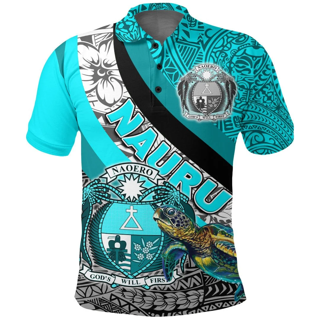 New Zealand Tonga Nauru Polynesia 3D Printed Men Adult Polo Shirt Collar Short Sleeve Top High Quality Sport Material  Business