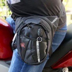 Neue Motorrad Paket Ritter Taille Tasche Multifunktionale Rucksack Motorrad Drop Bein Tasche Moto Zubehör schwarz fanny pack