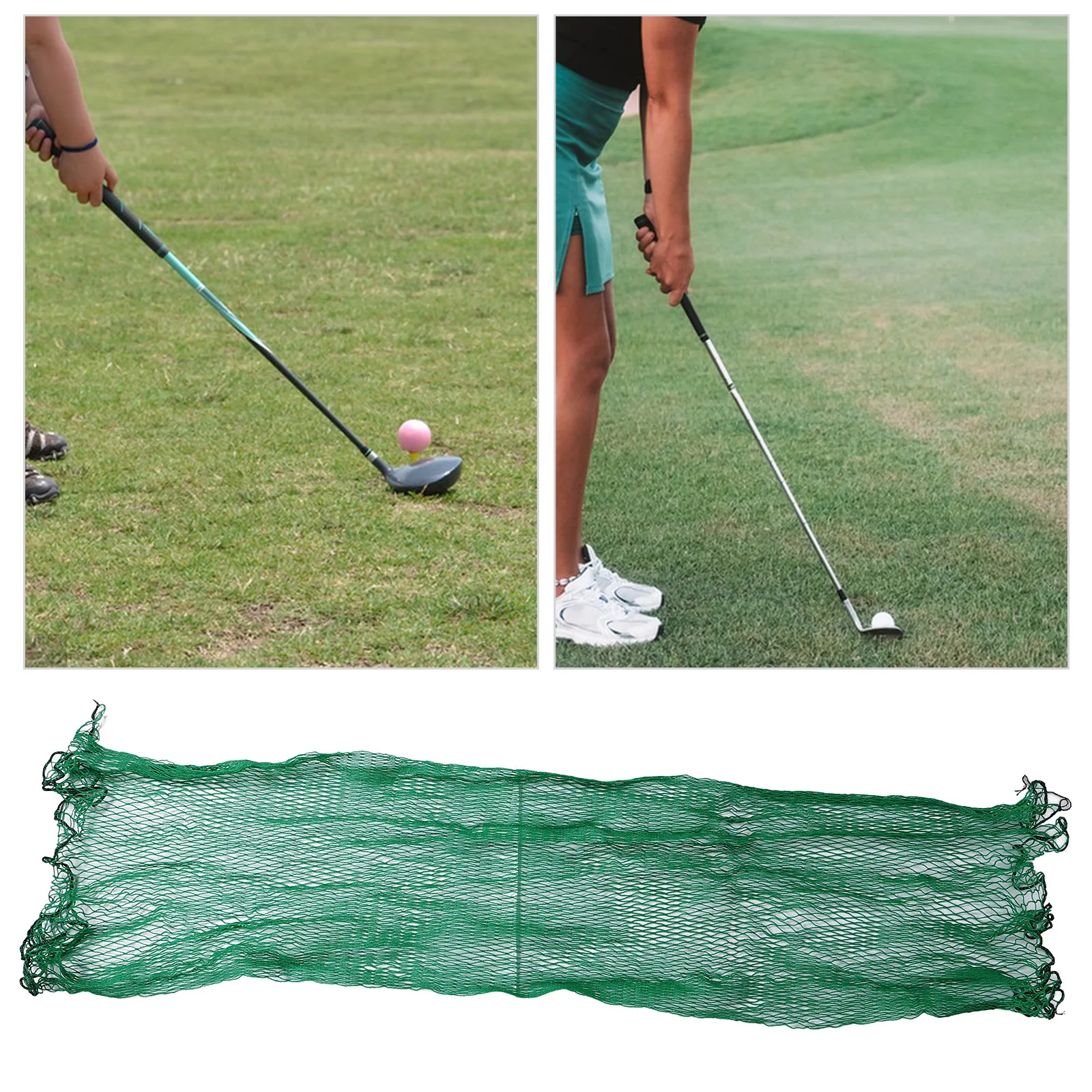 

Golf Practice Net 2m x 2m Green Durable HDPE Large Size Sports Equipment Golf Hitting Net Baseball Soccer Hockey