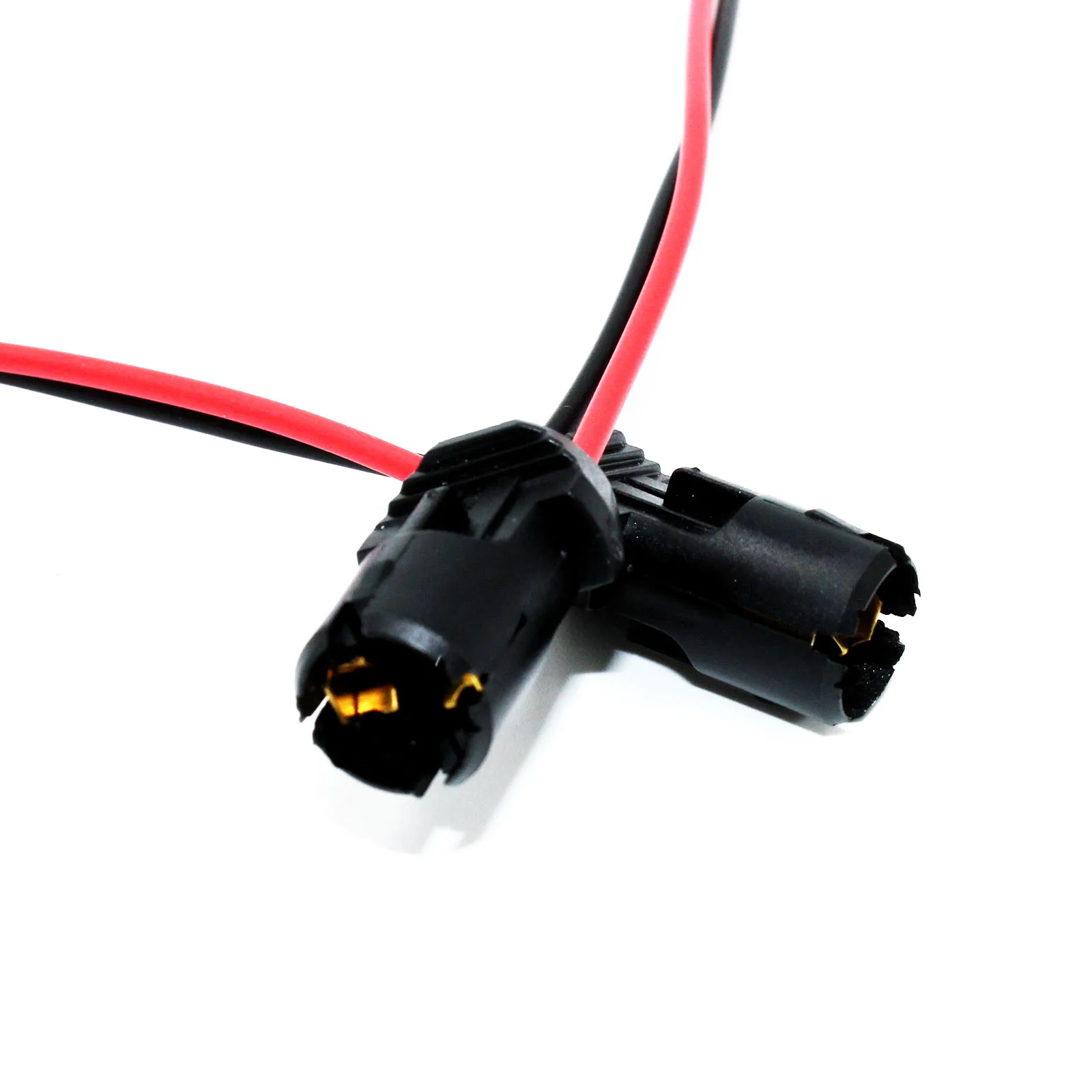 4x T10 194 W5W LED لمبات المقبس أنثى التوصيل قبل السلكية تسخير موصل محول