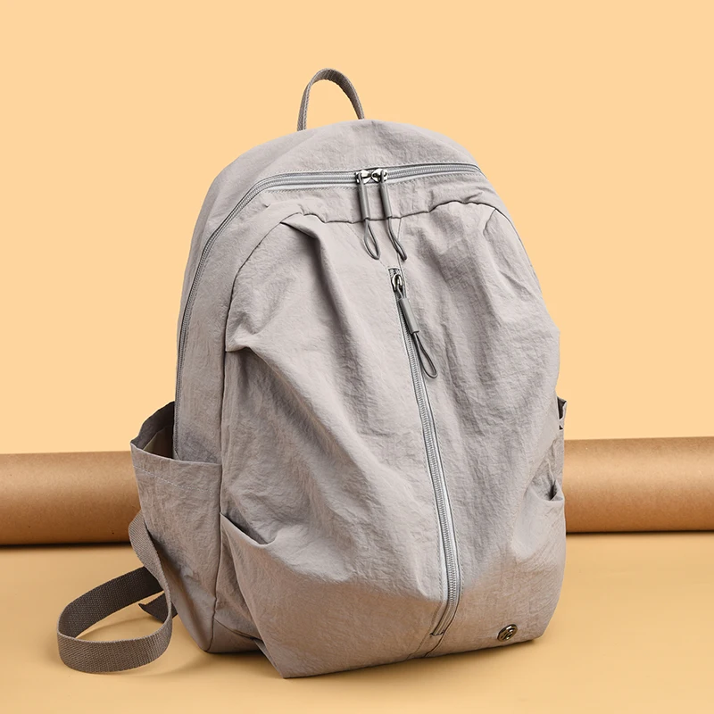 New Ultra-light 0.27kg Nylon Backpack Women Large Capacity Laptop Daypack with iPad Pocket Ladies Casual Travel School Bag 2026