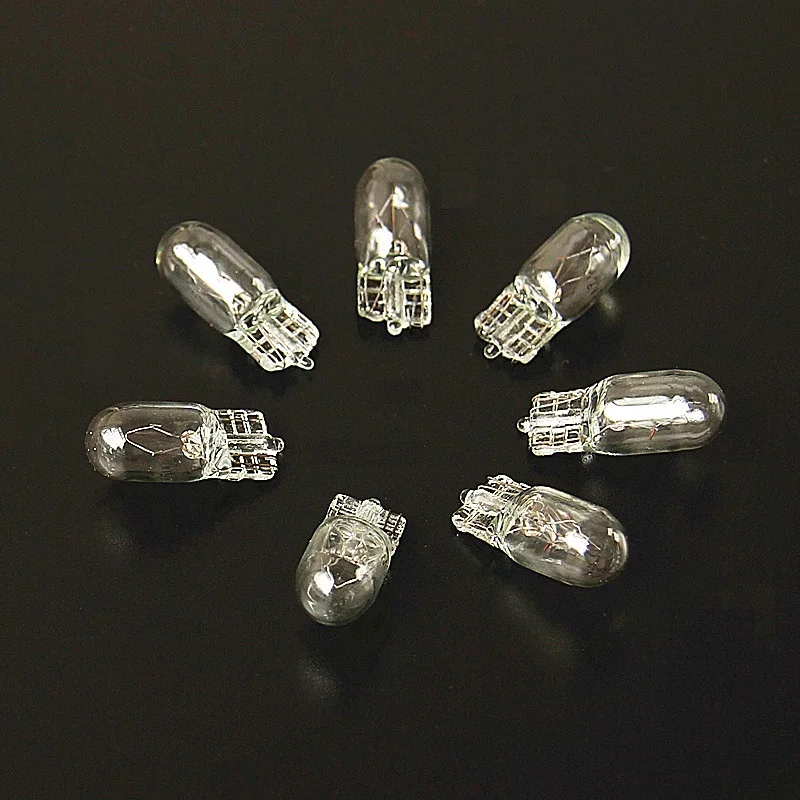 10pcs 24v Car T10  W5W 194 158 Wedge 4300K 12V 5W Halogen Bulb Signal Interior Lights Reading Light Plate Lamp light source
