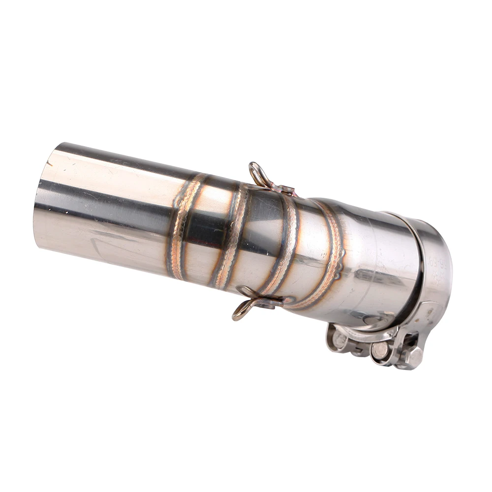 لسوزوكي V-STROM 1050 DL1050 دراجة نارية العادم الهروب ADV الأوسط وصلة الأنابيب 51 مللي متر واجهة الانزلاق على سباق الكوع أنبوب