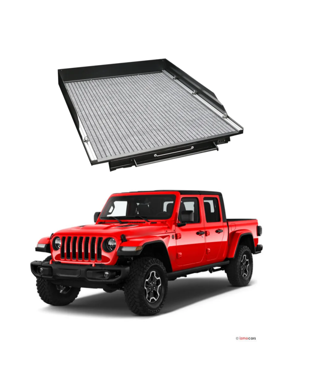 Customizable Aluminum Alloy Elevate Outdoor Slide-Out Truck Bed Tray Cargo Glide For Jeep Gladiator