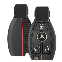 Silikonowa etui na kluczyk/pilota do samochodu samochodowa Samrt do Mercedes Benz A B C E S G klasa W204 W205 W212 W213 W176 W177 GLC CLA AMG akcesoria