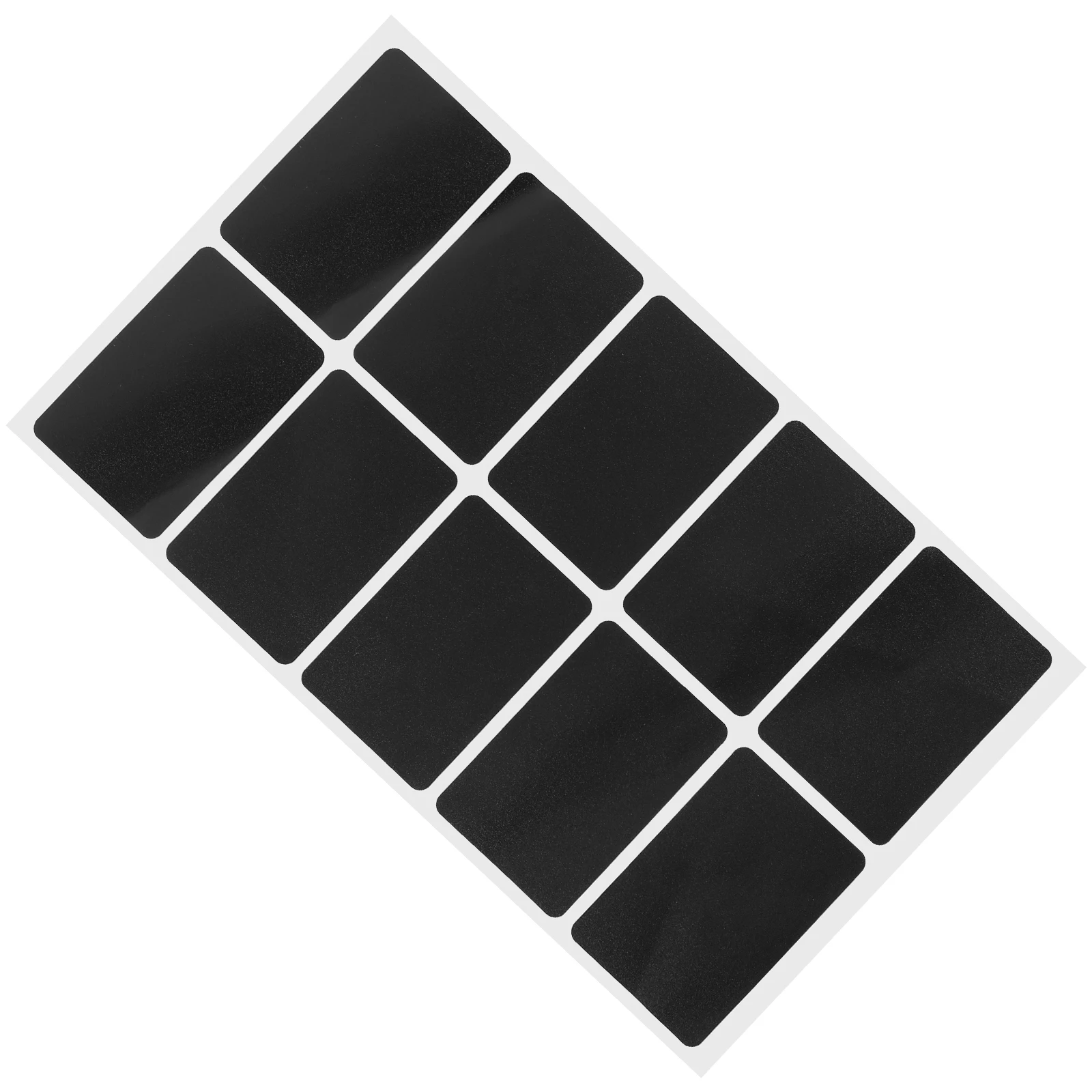 

1 Sheet Rectangle Chalkboard Stickers Reusable Adhesive Labels Removable Blackboard Tags For Mason Jars Bottles Diy Decoration