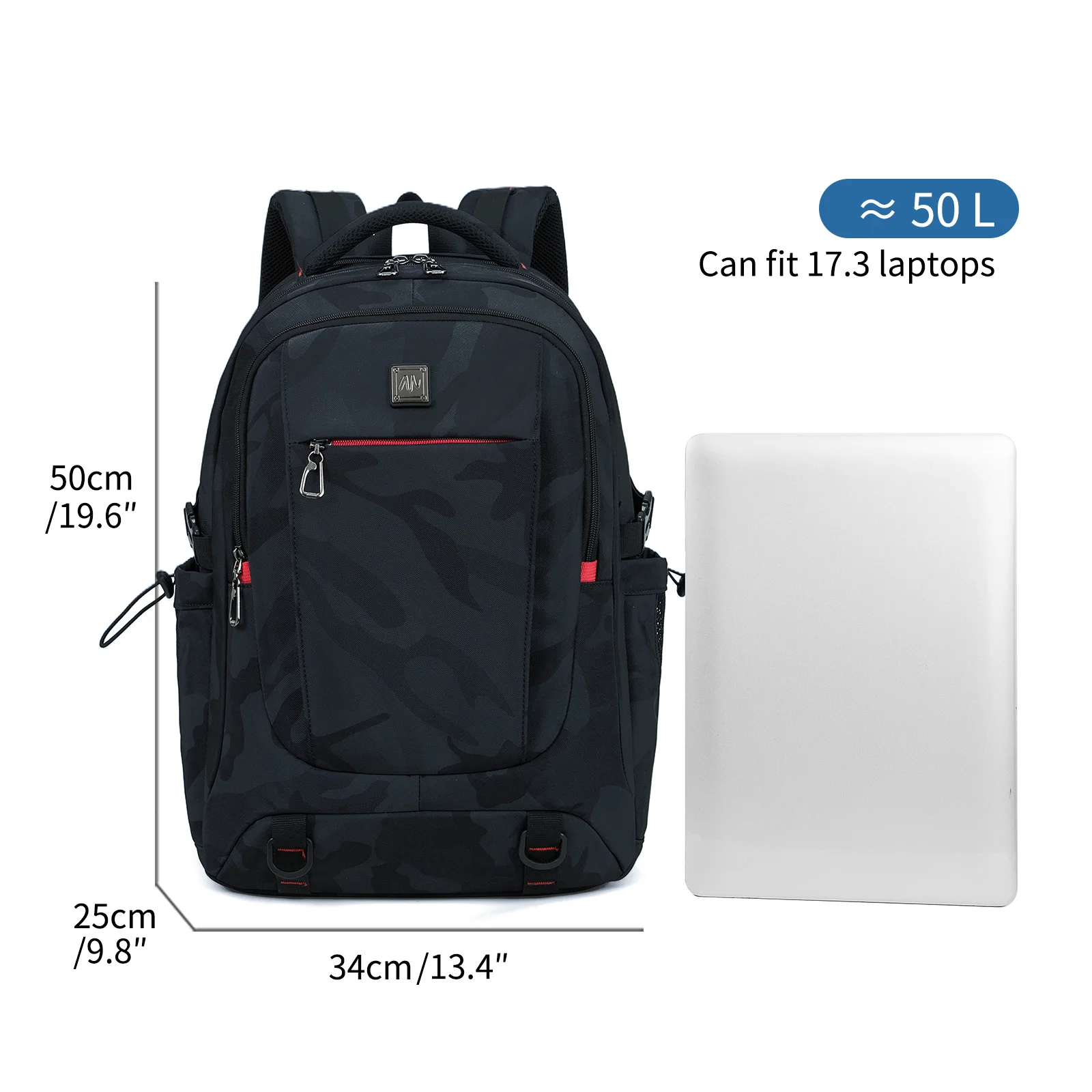 Mochila de grande capacidade para escola primária, alunos do ensino médio, grande capacidade, ultra leve, redução de carga, viagens ao ar livre