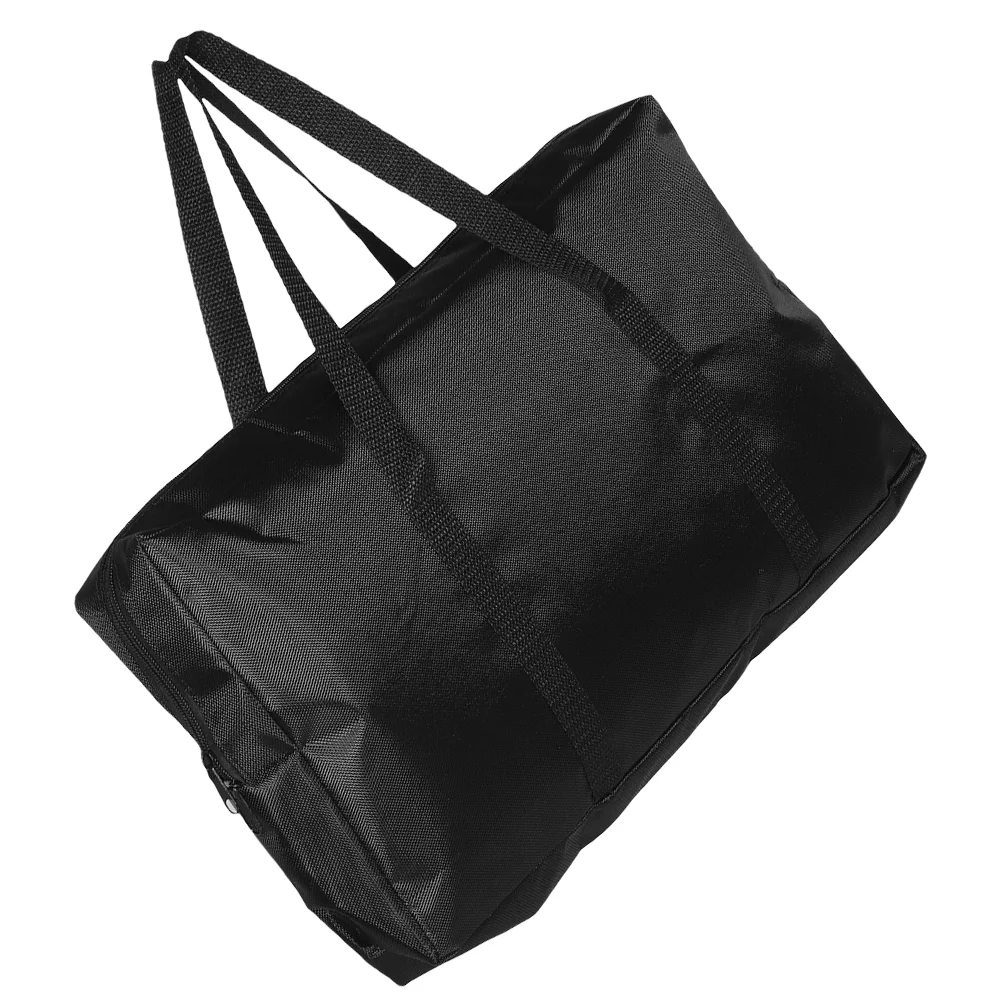 

Camping Storage Bag Tote Bags Utensils Barbecue Tool Carry Black Polyester Organizer