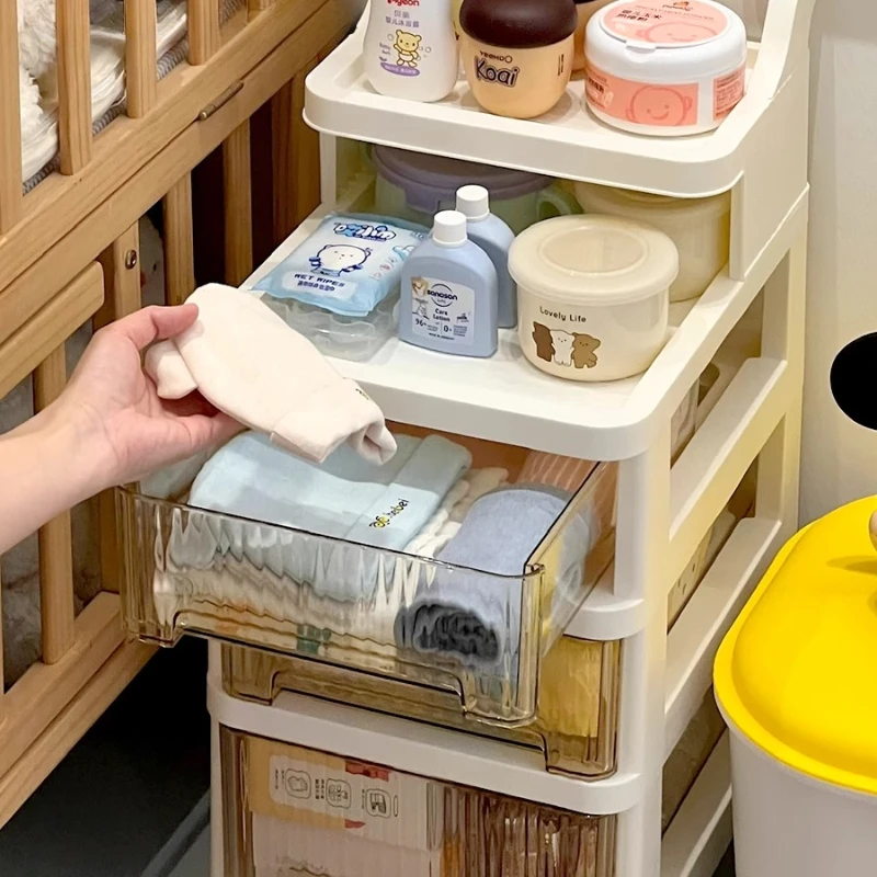 3-Tier Rolling Storage Cart fo - Baby Nursery Cart ulasan dan harga
