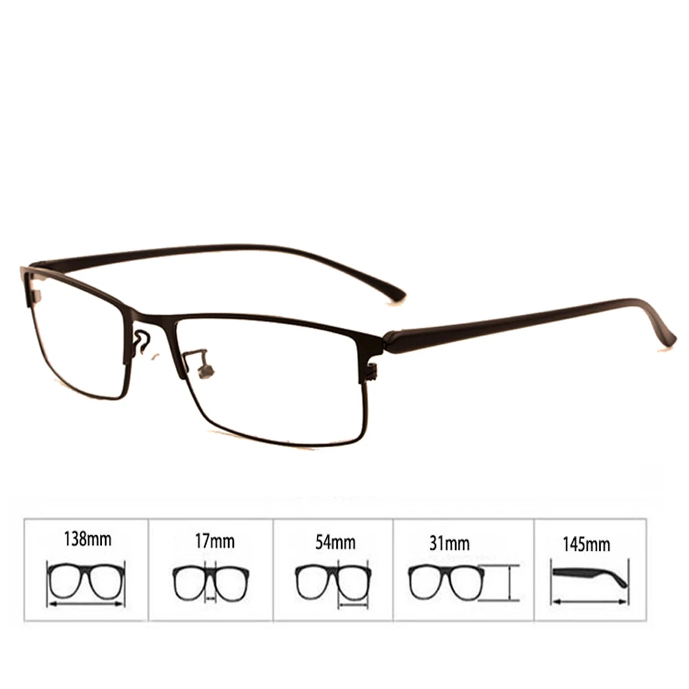 Clara Vida Photochromic Progressive Multifocal Reading Glasses Business Men Full Frame+1.0 +1.5 +1.75 +2.0 +2.5 +3 +3.5 +4