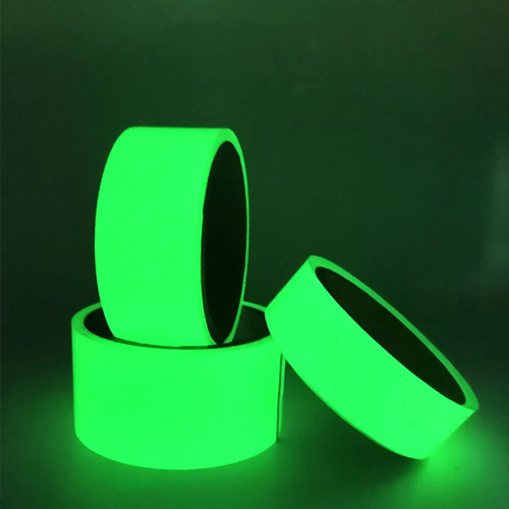 Ultra-Bright Glow Tape 9.8 FT Length Glow In The Dark Tape Strong Adhesive Waterproof Glow In The Dark Tape For Safety Decor