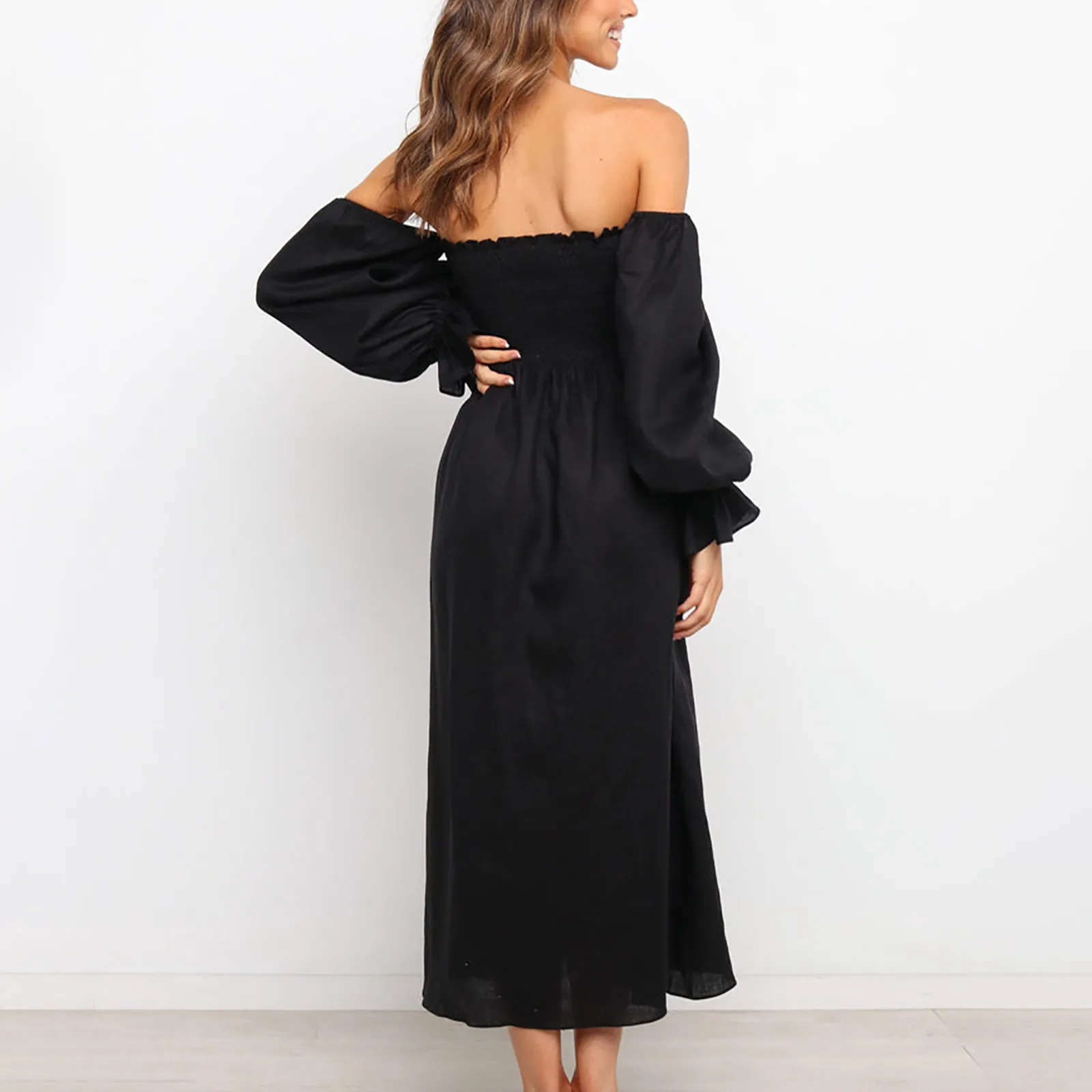 Woman Dresses Elegant Off Shoulder-Dress Luxury Y2k Long-Dresses Beach Party Chic Dress Gown One-Piece Female Secret-Clothes