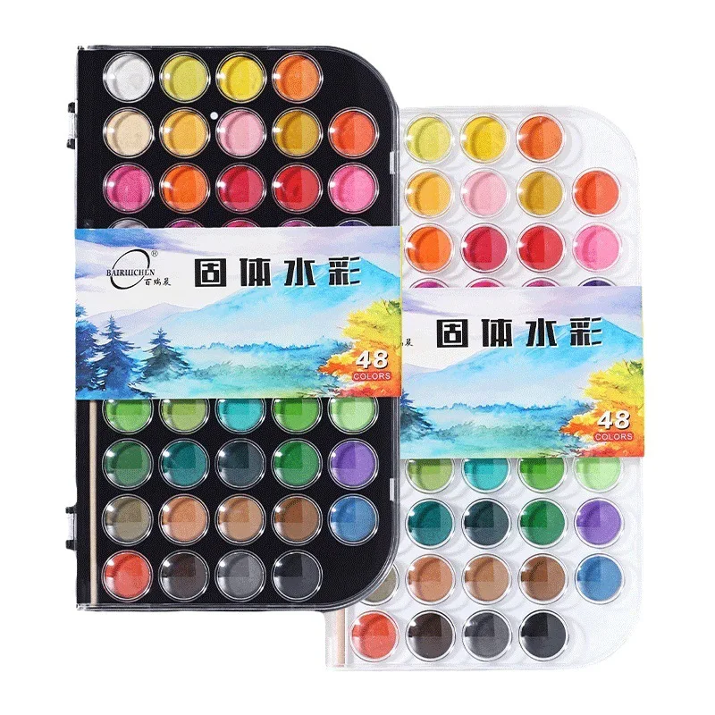 2-color 80ml pigment M7 watercolor pigment set, art student specific color painting practice