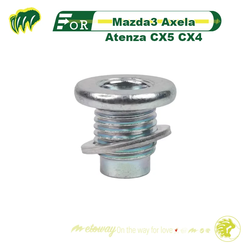 

1set Screw And Gasket For Mazda3 Axela Atenza CX5 CX4 M6 Oil Pan Screw Engine Oil Pan Drain