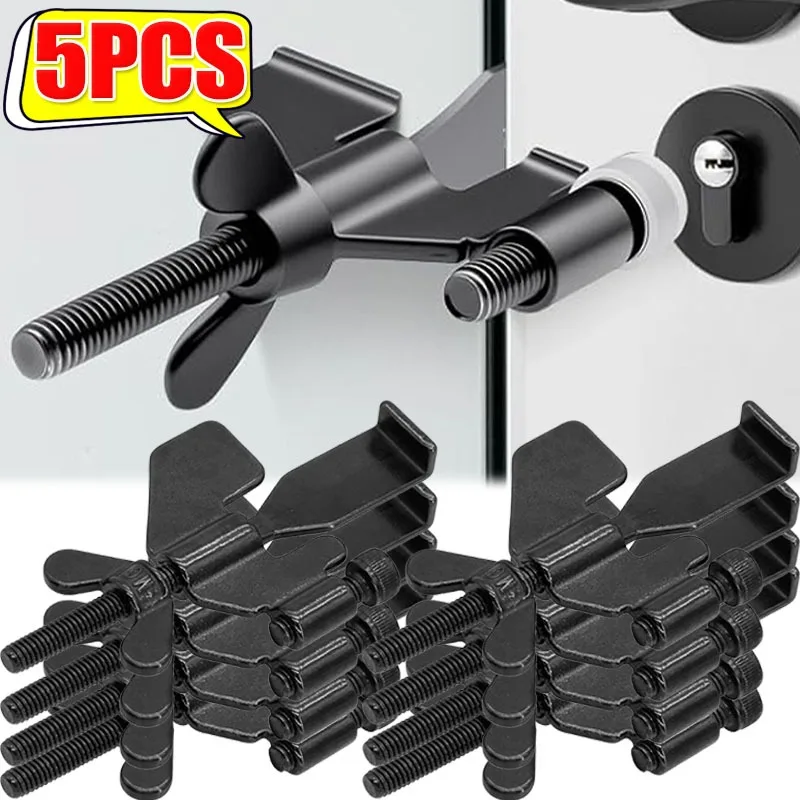 قفل الباب المحمول قفل فندق السفر مكافحة سرقة توقف الباب مكافحة سرقة أقفال الأبواب شقة المنزل الأمن الخصوصية مزلاج الأجهزة #1