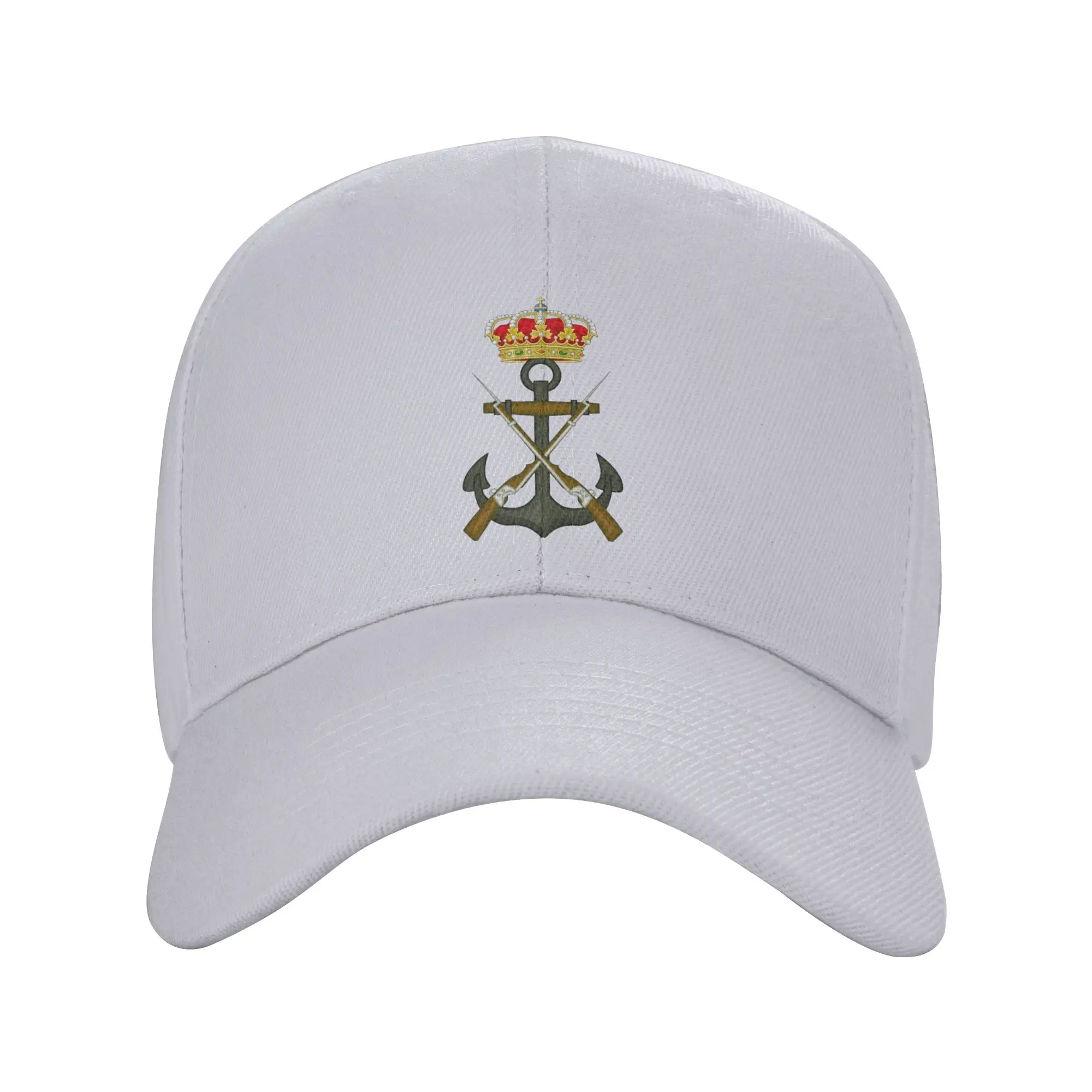 Badge Of The Spanish Marine Infantry Trendy Baseball Cap Mountain Climbing Wrinkle Resistant Snapback Cap