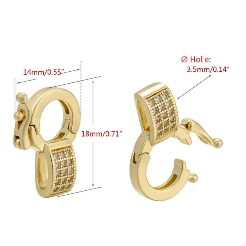 قفل القلادة قفل الكفالة قفل المشبك Zircon Zircon Shortener الموصل