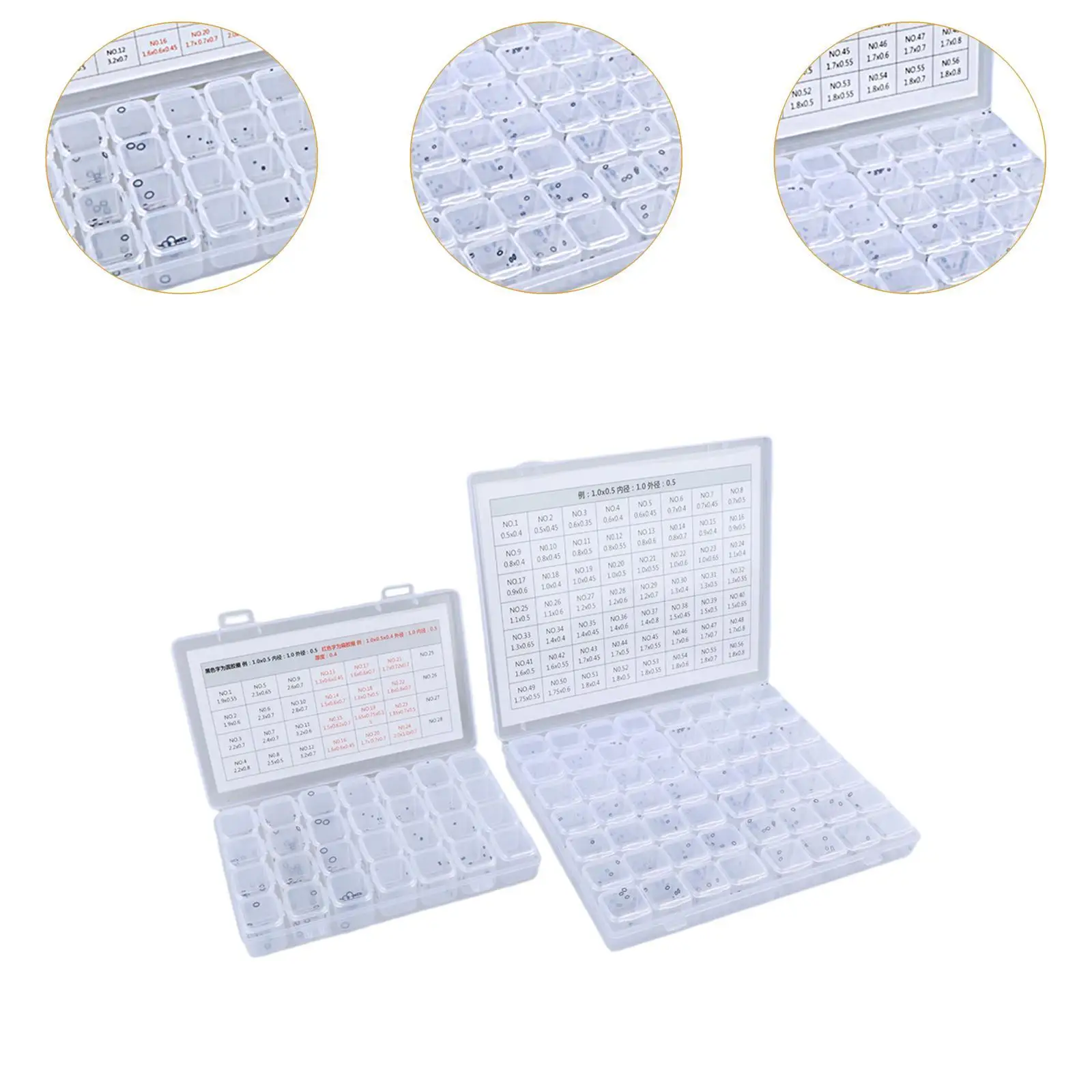 Mini Small Rubber Washer Maintenance Waterproof Accessories Supplies 2 Boxes