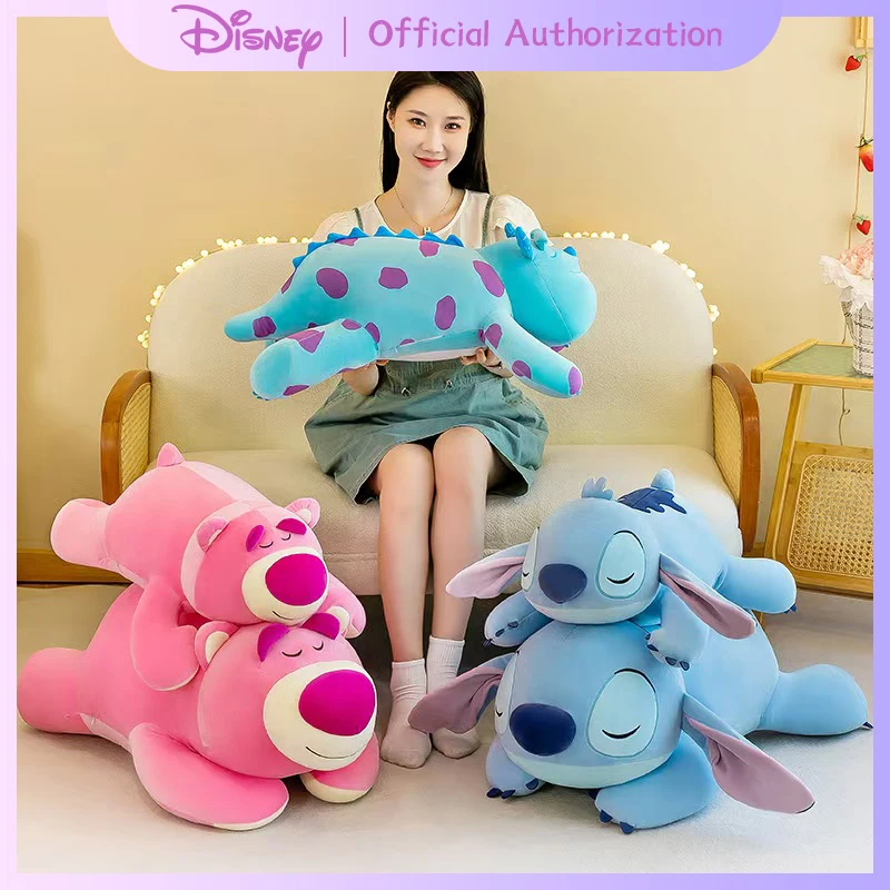 45-100CM Disney Lilo & Stitch Plush Toy Cute Monster Sullivan Stuffed Doll Anime Lotso Pillow Collection Souvenir Birthday Gift