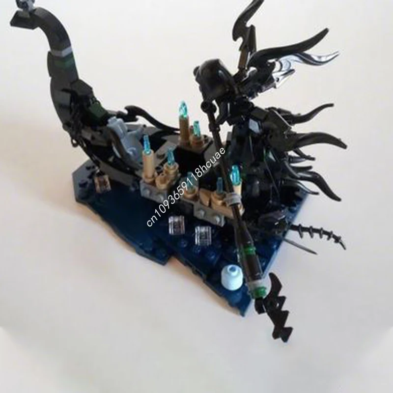 231 elementów MOC Souls Ferryman Boat Model Klocki Konstrukcyjne Zabawki Modułowe Edukacja dla Dzieci Architektura DIY Prezenty Świąteczne