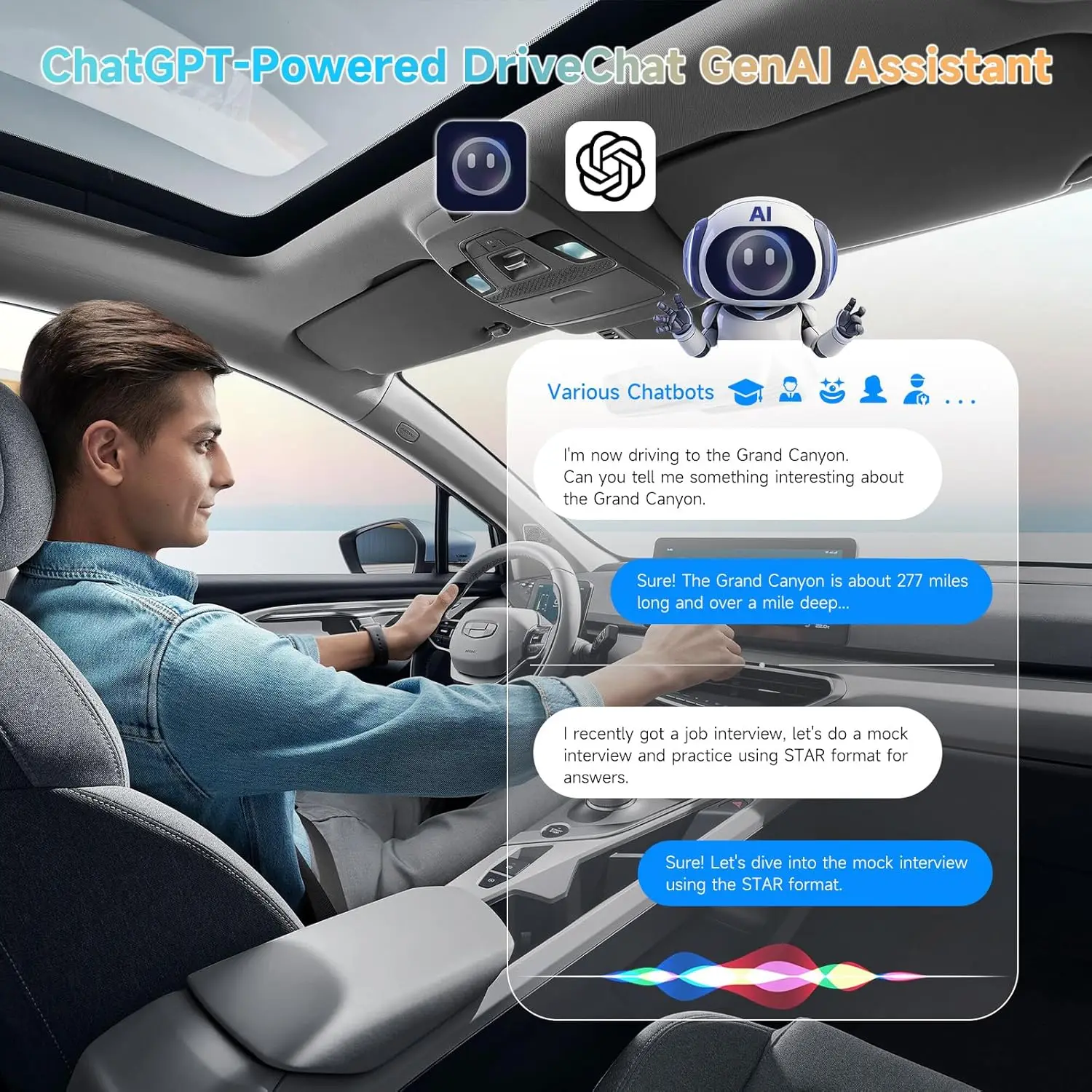 Drahtloser CarPlay-Adapter Android Auto – Smart AI Magic Video Box mit integriertem Android-Multimedia-System, Direktverkauf ab Werk