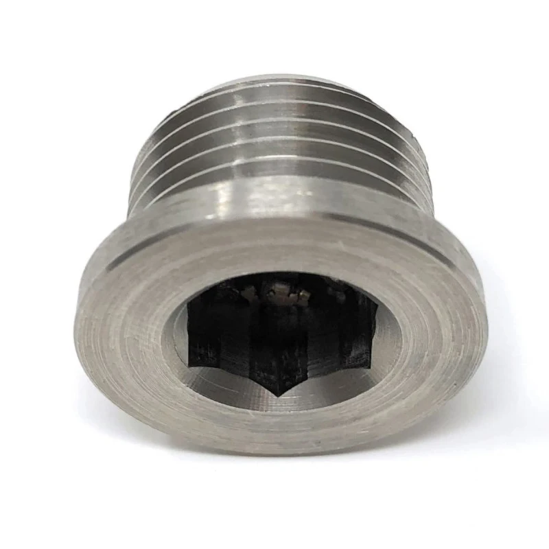 1PCS Stainless Steel M18x1.5 Thread Plug O2 Oxygen Sensor Inner Hexagon Bung Connector Auto Part