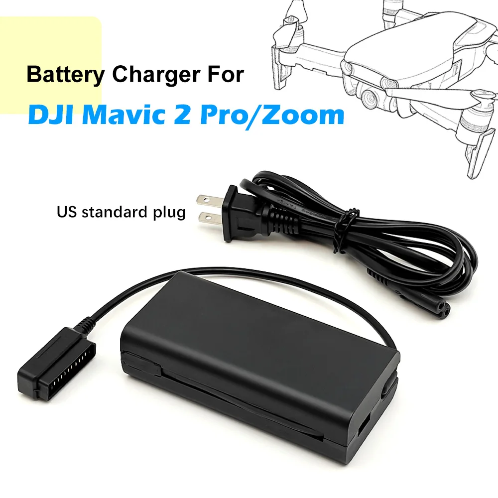 dji-mavic-2-pro-zoom-ドローン用バッテリー充電器、ac電源ケーブル付き、60w出力、スペアパーツ、アクセサリー、100-新品