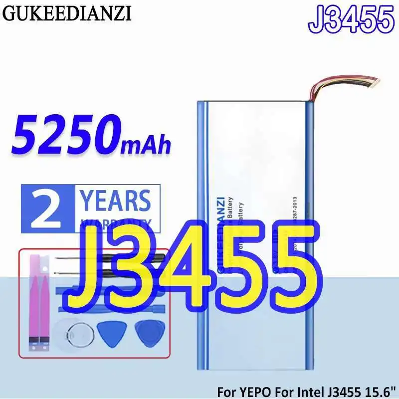 

For Yepo Intel J3455 Laptop Battery 5250Mah Safe Good Low-Temperature Performance
