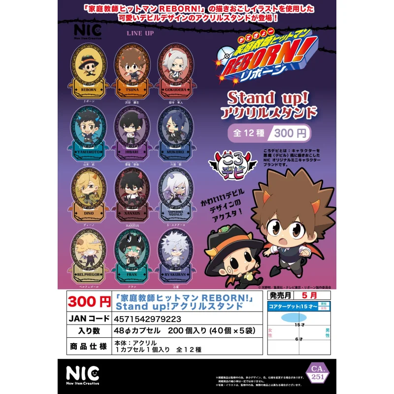 

Япония Nic Gashapon Капсульная игрушка Репетитор Q Версия Хэллоуин Стоячий знак Sawa Field Tsuna Lucky Three Times Resale