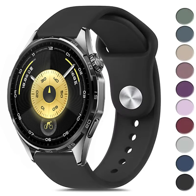 Silikon Strap Für Huawei Uhr GT 6 46mm 41mm Sport Band Für Huawei GT6 GT6Pro GT5 GT5Pro GT4 GT3 GT2Pro Armband Zubehör