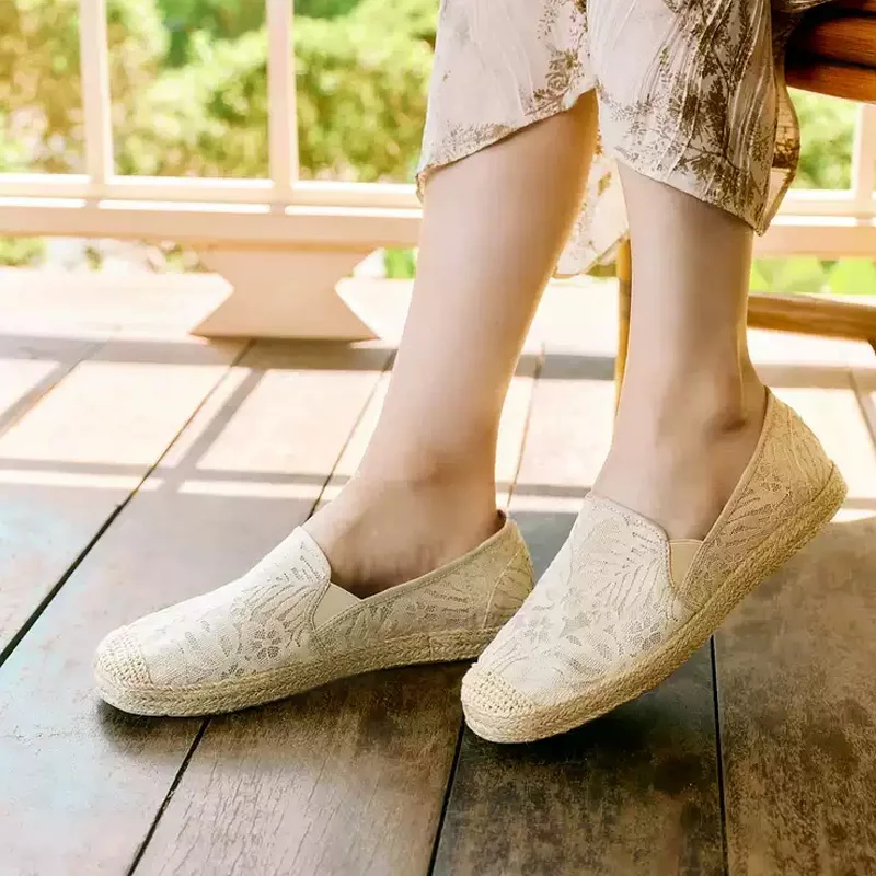 

Новые женские повседневные эспадрильи Skechers 2026, натуральный бежевый цвет, дышащие, удобные, без шнурков, для ежедневной носки, 113025-NAT