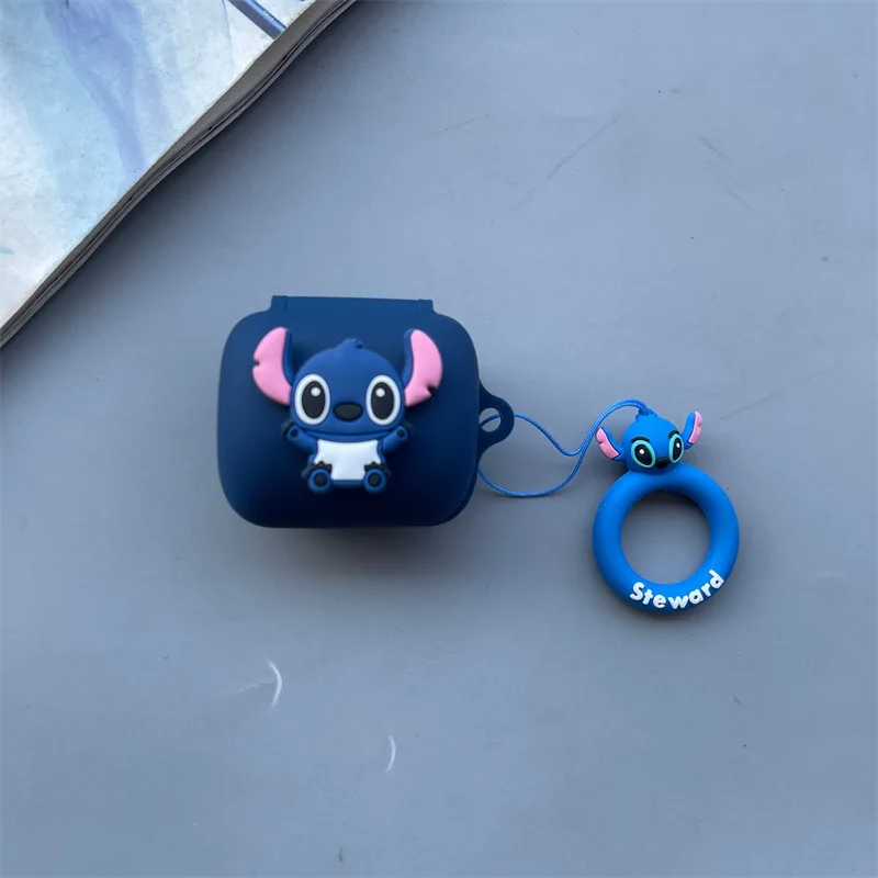 Чехол для наушников Disney Monster Stitch, мягкий силиконовый чехол для беспроводного зарядного устройства Bluetooth Eadbuds