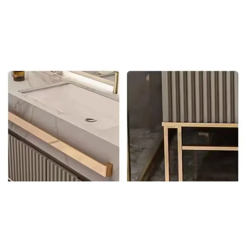 Vanité de toilette moderne HOModern Design, double évier HOCabinet