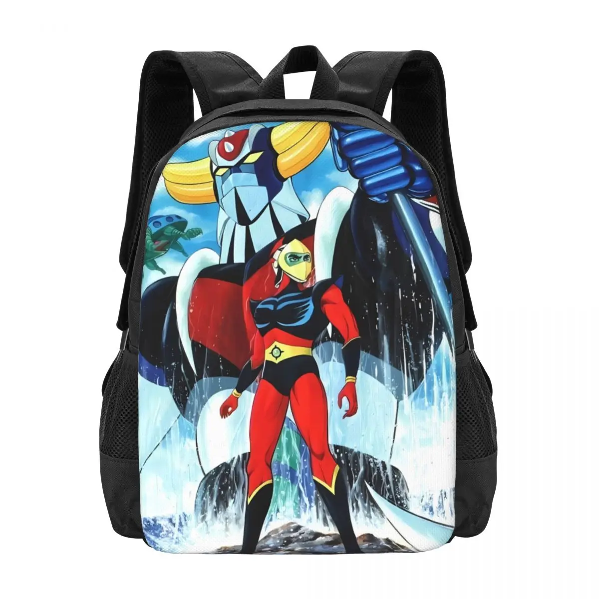 Goldorak Grendizer Travel Laptop Backpack, Business College School Computer Bag Gift for Men & Women