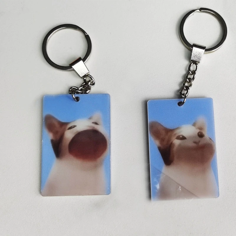 Lovely Keychain Dynamic Pendant Animal Charm Ornament Car Keyring Gift