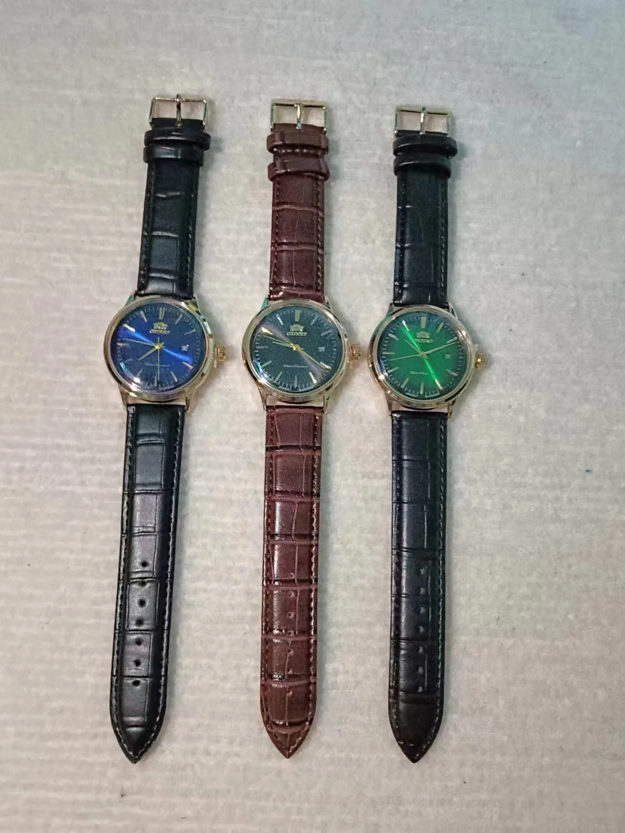 Reloj Mecánico de doble León Oriental clásico para hombre, reloj mecánico totalmente automático, espejo de burbujas, retro, resistente al agua, correa de gama alta