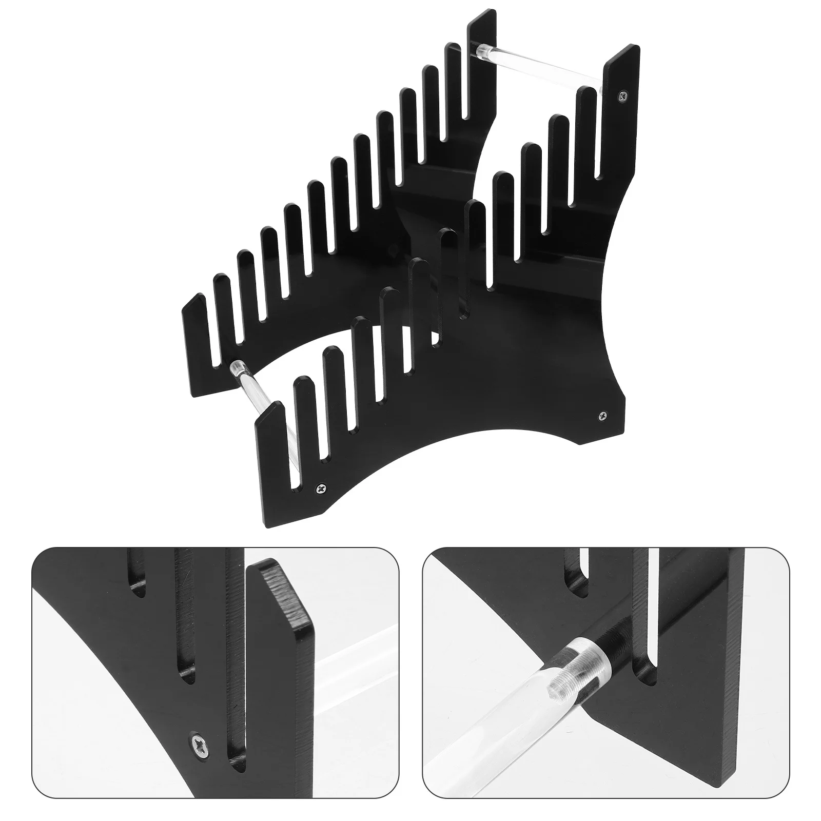 

Record Display Rack Multi Layer Acrylic Desktop Stand for Vinyl Record Storage Organizer for Cds Magazines Cd Display Rack