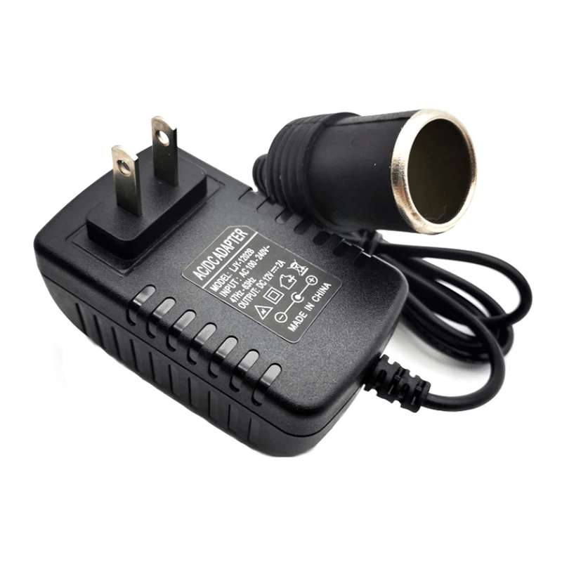 220v Naar 12v2a Power Adapter Auto Naar Thuis Sigarettenaansteker Recorder/autoventilator/Auto Stofzuiger/Auto Scheerapparaat Converter A6