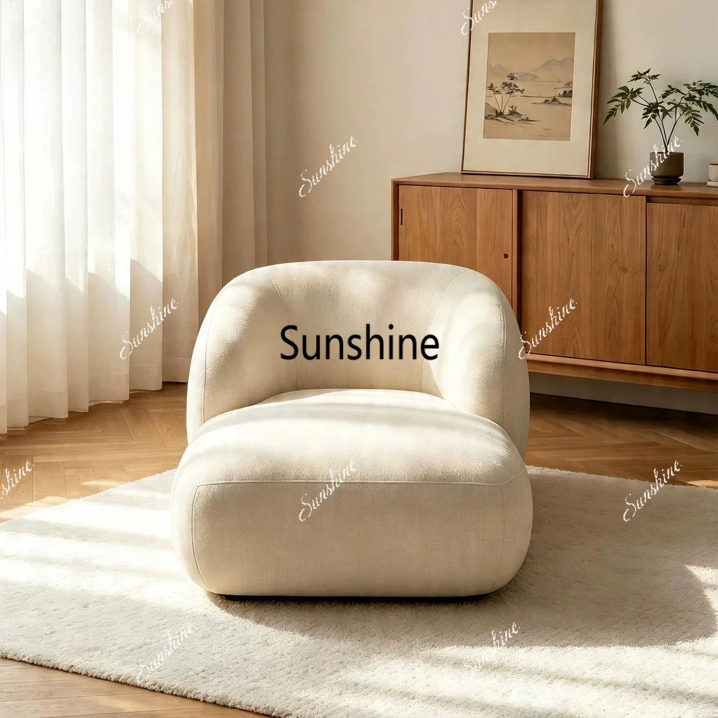 Bedroom concubine seat single collapse study sofa recliner single concubine sofaTJ